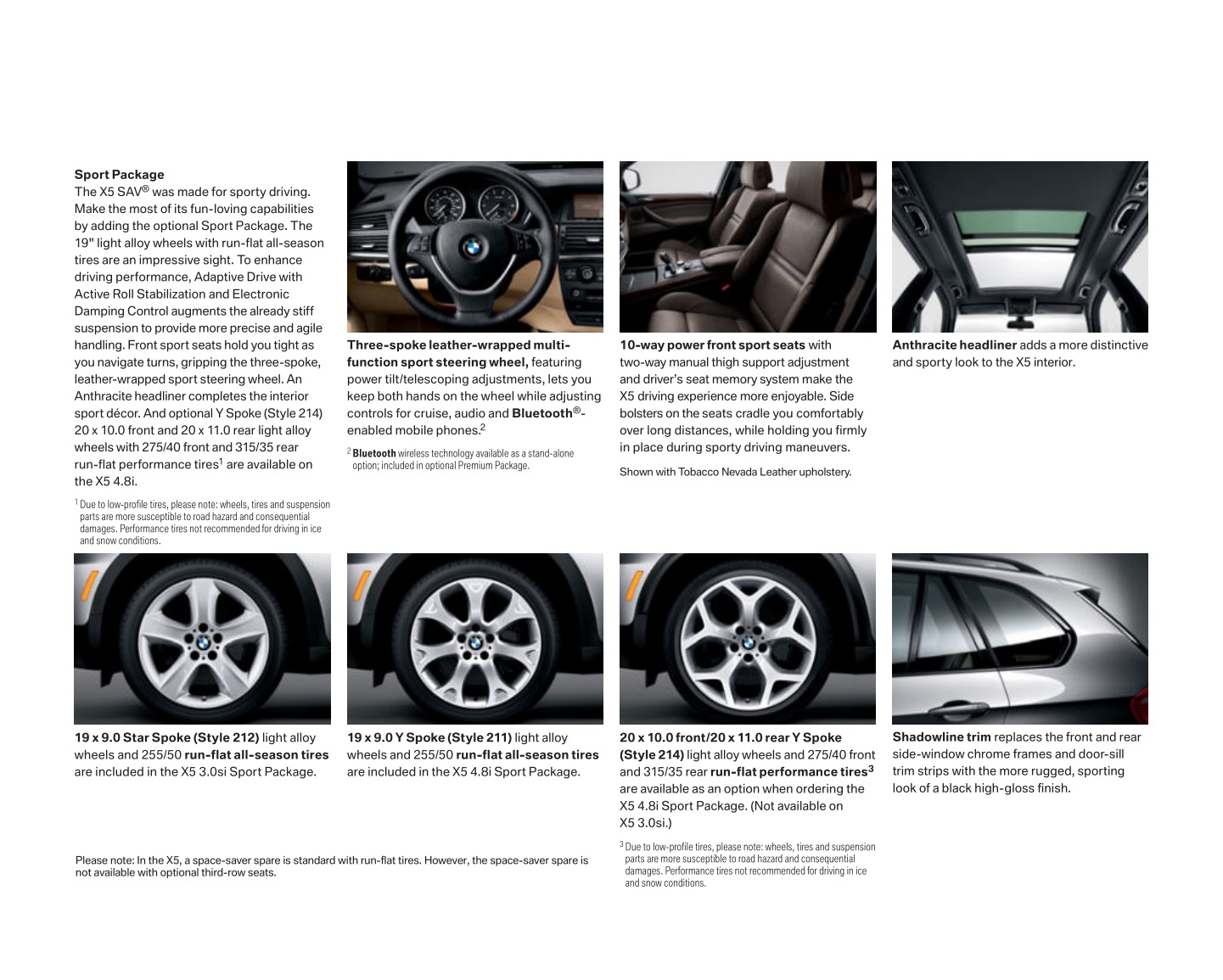 2008 BMW X5 Brochure Page 1